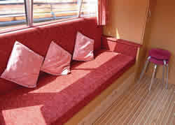 Interior image of boat